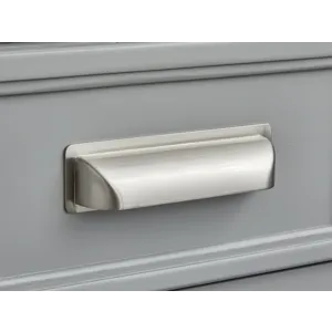 Charleston Harbor Gray Grey Drawer Dresser With Landscape Mirror