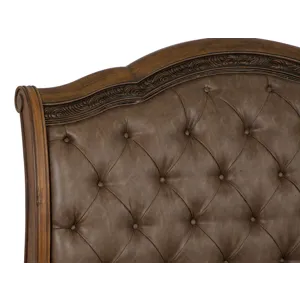 Durango Willadeene Brown Queen Upholstered Sleigh Bed