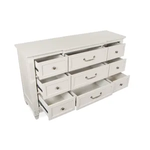 Willowbrook Egg Shell White Drawer Dresser