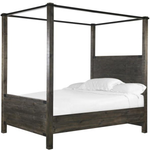 Abington King Poster Bed HB+FB+Short Canopies+Slats