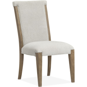 Plum Creek - LT. Brown Dining Side Chair w/Upholstered Seat & Back (2/ctn)