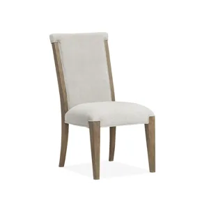 Plum Creek - LT. Brown Dining Side Chair w/Upholstered Seat & Back (2/ctn)