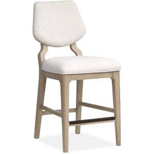 Sunset Cove Counter Chair w/Upholstered Seat and Back