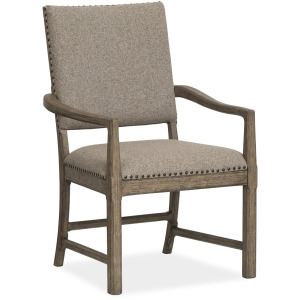 Claremont Dining Arm Chair w/Upholstered Seat & Back (2/ctn)