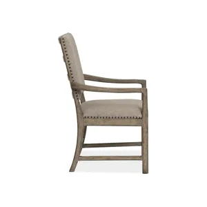 Claremont Dining Arm Chair w/Upholstered Seat & Back (2/ctn)