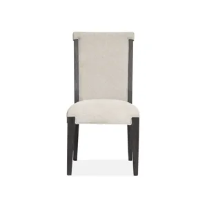 Plum Creek - Black Dining Side Chair w/Upholstered Seat & Back (2/ctn)