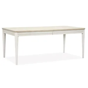 Rect Dining Table, Pearl/Driftwood