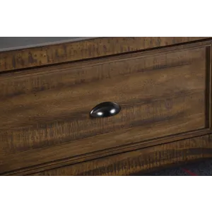 Bay Creek Toasted Nutmeg Drawer Dresser With Landscape Mirror