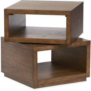 Newton Cinnamon Square End Table