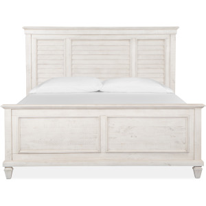Newport Alabaster California King Shutter Panel Bed