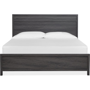 Merrifield Raisin Black Queen Panel Bed