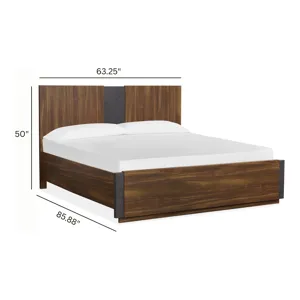 Jensen Tavern Brown Queen Panel Bed