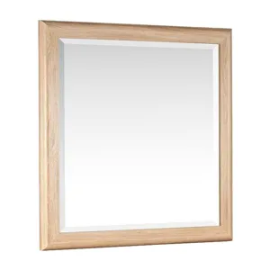 Brentwood Heights Provincial Brown Single Drawer Dresser With Portrait Mirror