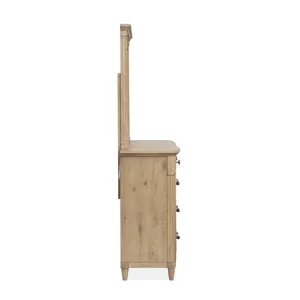 Harmony Heights Belgium Wheat Double Drawer Dresser With Landscape Mirror