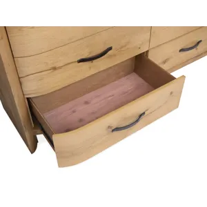 Laramie Honey Wheat Double Drawer Dresser