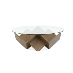 Vector Russet Round Cocktail Table