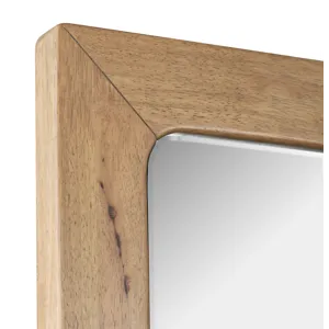 Davenport Rustic Caramel Portrait Mirror
