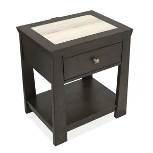 Tauren Coffee Bean Open Nightstand