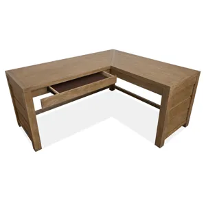 Plum Creek - LT. Brown L-Desk