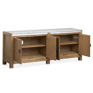 Plum Creek - LT. Brown Door Console