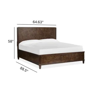 Rowan Espresso Queen Panel Bed