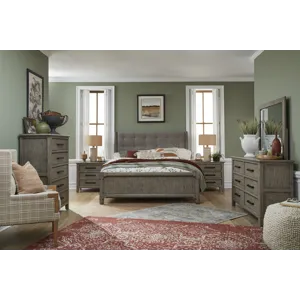 Claremont Smokey Taupe Landscape Mirror