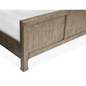 Claremont Smokey Taupe California King Panel Bed