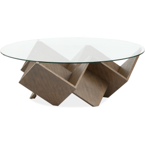 Vector Russet Round Cocktail Table