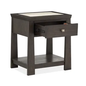 Tauren Coffee Bean Open Nightstand