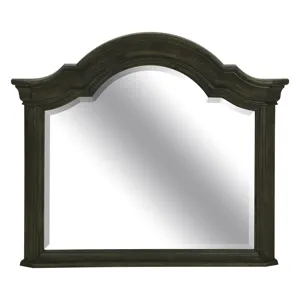 Bellamy Peppercorn Drawer Dresser With Shaped Mirror