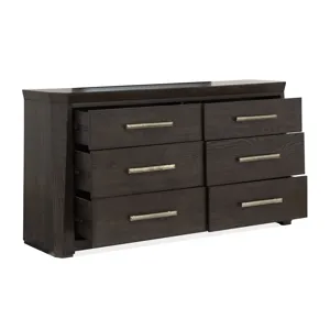 Tauren Coffee Bean Double Drawer Dresser