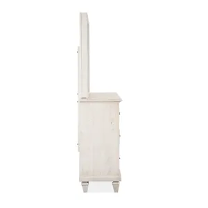 Newport Alabaster Drawer Dresser With Landscape Mirror