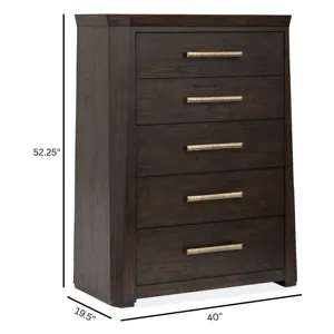 Tauren Coffee Bean Drawer Chest