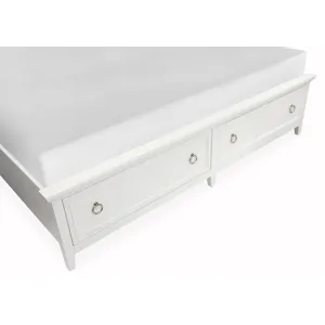 Juniper Hill Whisper White Panel Storage Bed