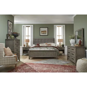 Claremont Smokey Taupe Landscape Mirror