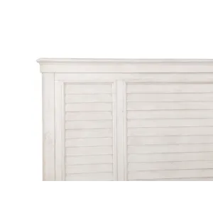 Newport Alabaster California King Shutter Panel Bed