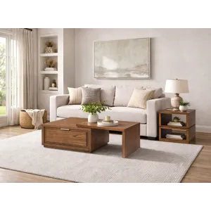Newton Cinnamon Rectangular Cocktail Table