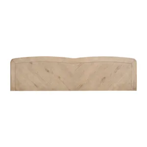 Harmony Heights Belgium Wheat Double Drawer Dresser With Landscape Mirror