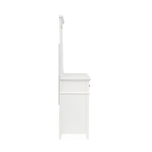 Juniper Hill Whisper White Double Drawer Dresser With Landscape Mirror