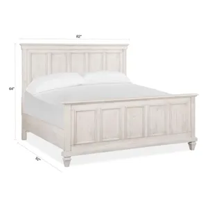 Newport Alabaster California King Panel Bed