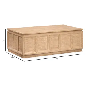 Burnham Sable Dusk Lift Top Storage Cocktail Table