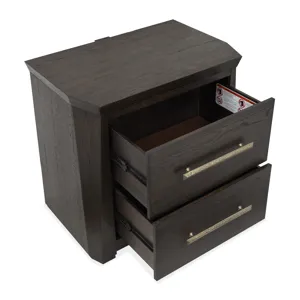 Tauren Coffee Bean Drawer Nightstand