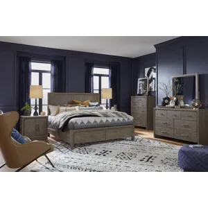 Westbourne Dark Umber Queen Panel Bed