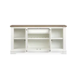 Kingston Whisper White And Cerused Nutmeg Credenza
