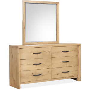 Laramie Honey Wheat Double Drawer Dresser