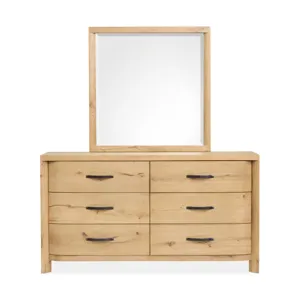 Laramie Honey Wheat Double Drawer Dresser