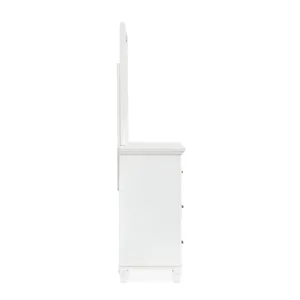 Charleston White Dove White Drawer Dresser With Landscape Mirror