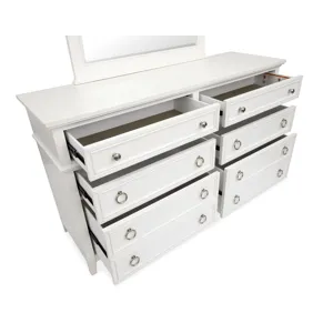 Juniper Hill Whisper White Double Drawer Dresser