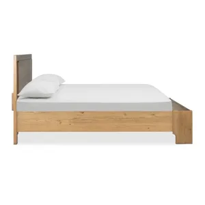 Davenport Rustic Caramel Queen Panel Storage Bed
