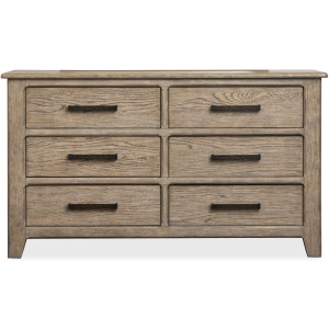 Claremont Smokey Taupe Double Drawer Dresser